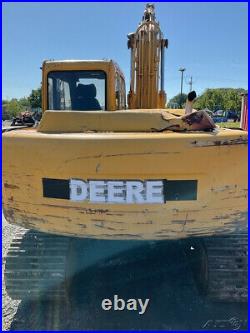 2001 John Deere 120 Hydraulic Excavator with Cab Local Contractor Machine Cheap