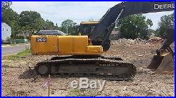 2001 John Deere 200 LC Excavator Hydraulic Tracked Hoe Hitachi Cat Link Belt