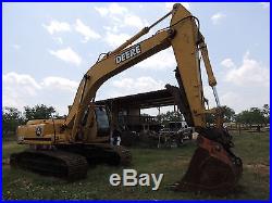 2001 John Deere 270LC Excavator Coupler Thumb A/C