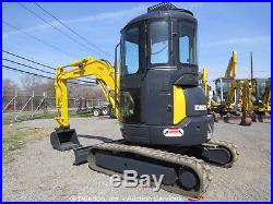 2001 Kobelco SK35SR-3 Mini Excavator Rubber Tracks A/C Cab Backhoe bidadoo