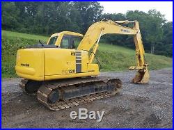 2001 Komatsu PC120-6E Excavator Diesel Track Hoe Construction Equipment with Thumb