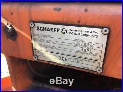 2001 Schaeff HS41M Muck Crawler Excavator with Cab & Extend-A-Hoe
