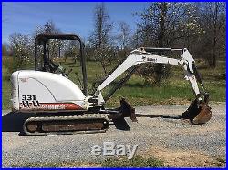 2002 BOBCAT 331D RUBBER TRACKED MINI EXCAVATOR LOW COST SHIPPING RATES