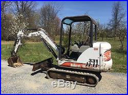 2002 BOBCAT 331D RUBBER TRACKED MINI EXCAVATOR LOW COST SHIPPING RATES