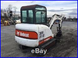 2002 Bobcat 331 Mini Excavator withCab! Hydraulic Thumb