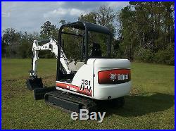 2002 Bobcat 331 Mini Excavator with Kubota Diesel