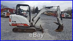 2002 Bobcat 334D Mini Excavator withHydraulic Thumb