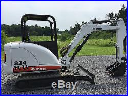2002 Bobcat 334 Mini Excavator WithHydraulic Thumb We Ship