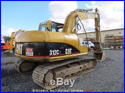2002 Caterpillar 312CL Excavator Hydraulic Thumb A/C Cab Q/C 2-Buckets bidadoo