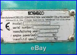 2002 Kobelco Sk135Sr Excavator