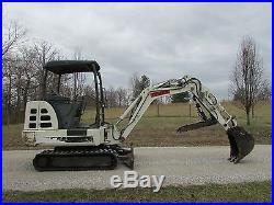 2002 Terex Hr14 Mini Excavator / Hydraulic Thumb / Only 1565 Hours / Heat / Nr