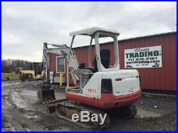2002 Takeuchi TB125 Hydraulic Mini Excavator Only 3600 Hours CHEAP