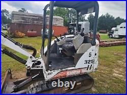 2003 Bobcat 325 excavator, 1,337. Hours