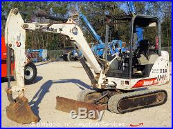 2003 Bobcat 334G Mini Excavator Aux Hyd Dozer Blade Track Hoe bidadoo