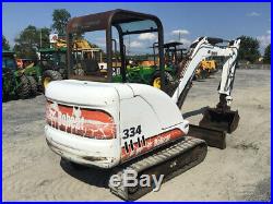 2003 Bobcat 334 Hydraulic Mini Excavator with Extend-A-Hoe 1600Hrs