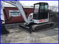 2003 Bobcat 442 Hydraulic Excavator with Cab & Thumb Only 2100 Hours
