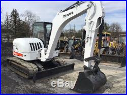 2003 Bobcat 442 Hydraulic Excavator with Cab & Thumb Only 2100 Hours