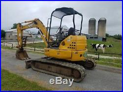 2003 Deere 50C ZTS Hydraulic Mini Excavator Track Hoe Diesel Tractor Machinery