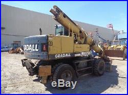 2003 Gradall Xl2300 Wheel Excavator Backhoe Enclosed Cab-Diesel