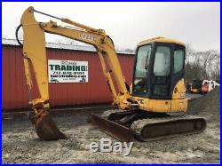 2003 John Deere 50C Hydraulic Mini Excavator with Cab Only 2500 Hours Very Clean