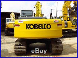 2003 Kobelco SK160LC Hydraulic Excavator A/C Cab 48 Bucket Track Hoe bidadoo