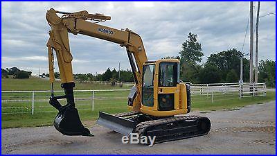 2003 Kobelco SK75UR-3 Excavator Trackhoe Backhoe Dozer Diesel Engine SLIDEARM