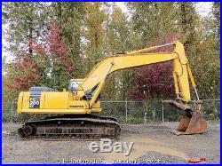 2003 Komatsu PC200LC-7L Hydraulic Excavator Hyd Thumb A/C Cab 2-Buckets Aux Hyd
