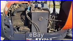2003 Kubota KX121-3 Mini Excavator Turbo Diesel Tracked Hoe Hydraulic Plumbed