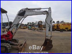 2003 Takeuchi TB135 Mini Excavator Rubber Tracks Backhoe Aux Hyds Backfill Blade