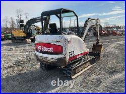2004 Bobcat 331G Hydraulic Mini Excavator 3rd Valve Blade Kubota Diesel Engine