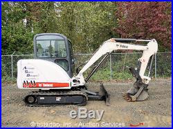 2004 Bobcat 331G Mini Excavator A/C Cab Hydraulic Thumb Aux Blade Kubota Diesel