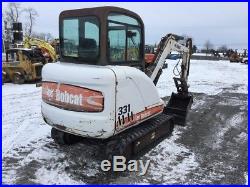 2004 Bobcat 331G Mini Excavator with Cab & Hydraulic Thumb