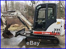 2004 Bobcat 331 41 HP Excavator With Hydraulic Thumb Only 985 Hours Heat & AC