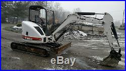 2004 Bobcat 430 ZHS Mini Excavator New Tracks Zero Swing