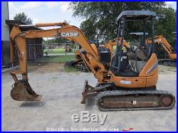 2004 Case CX31 Mini Excavator Rubber Track Open ROPS Dozer Blade Backhoe bidadoo