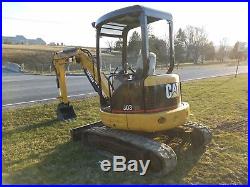 2004 Caterpillar 303CR Mini Excavator Track Hoe Hydraulic Plumbed Blade Cat