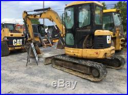 2004 Caterpillar 305CR Hydraulic Mini Excavator with Cab NEEDS WORK