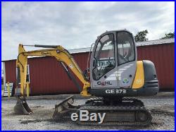 2004 Gehl 373 Hydraulic Mini Excavator with Cab & Carriage Slope Tilt