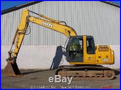 2004 John Deere 120C Hydraulic Excavator A/C Cab Hyd Q/C AUX 42 Bucket bidadoo