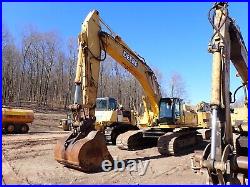 2004 John Deere 450C LC Hydraulic Excavator JRB Q/C HAMMER LINES! 66 Bucket 450