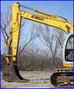 2004 Kobelco SK135SRLC-1 Hydraulic Excavator Crawler A/C Cab 24'' Bucket bidadoo