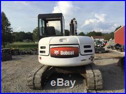 2005 Bobcat 442 Hydraulic Midi Excavator with Cab & Hydraulic Thumb