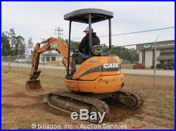 2005 Case CX36 Mini Excavator Rubber Tracks Backhoe Aux Thumb bidadoo