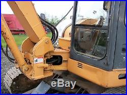 2005 Case CX80 excavator, steel tracks, Cab/Heat/Air, 13.8FT max dig, 4,566 hrs