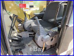 2005 Caterpillar 308C CR Mini Excavator Heated Cab A/C Aux Hydraulic Blade Q/C