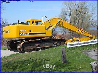 2005 Hyundai 290LC-7 Excavator 60 Ft Long Reach, 4000 Hrs, Works Perfect, Look