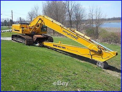 2005 Hyundai 290LC-7 Excavator 60 Ft Long Reach, 4000 Hrs, Works Perfect, Look