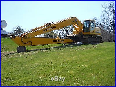 2005 Hyundai 290LC-7 Excavator 60 Ft Long Reach, 4000 Hrs, Works Perfect, Look