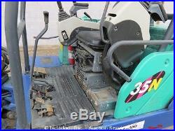 2005 IHI 35N-2 Mini Excavator Rubber Track Backhoe Compact Radius bidadoo