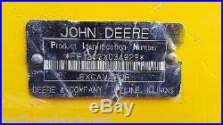2005 John Deere 120C Excavator Hydraulic Diesel Tracked Hoe EROPS Metal Tracks